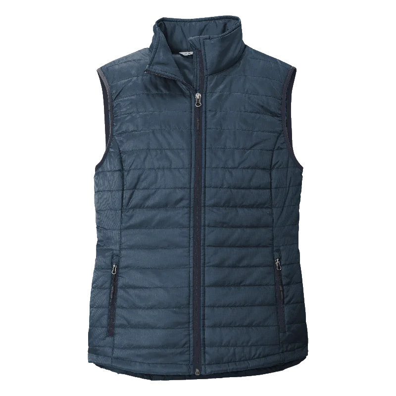 B2051W Ladies Packable Puffy Vest